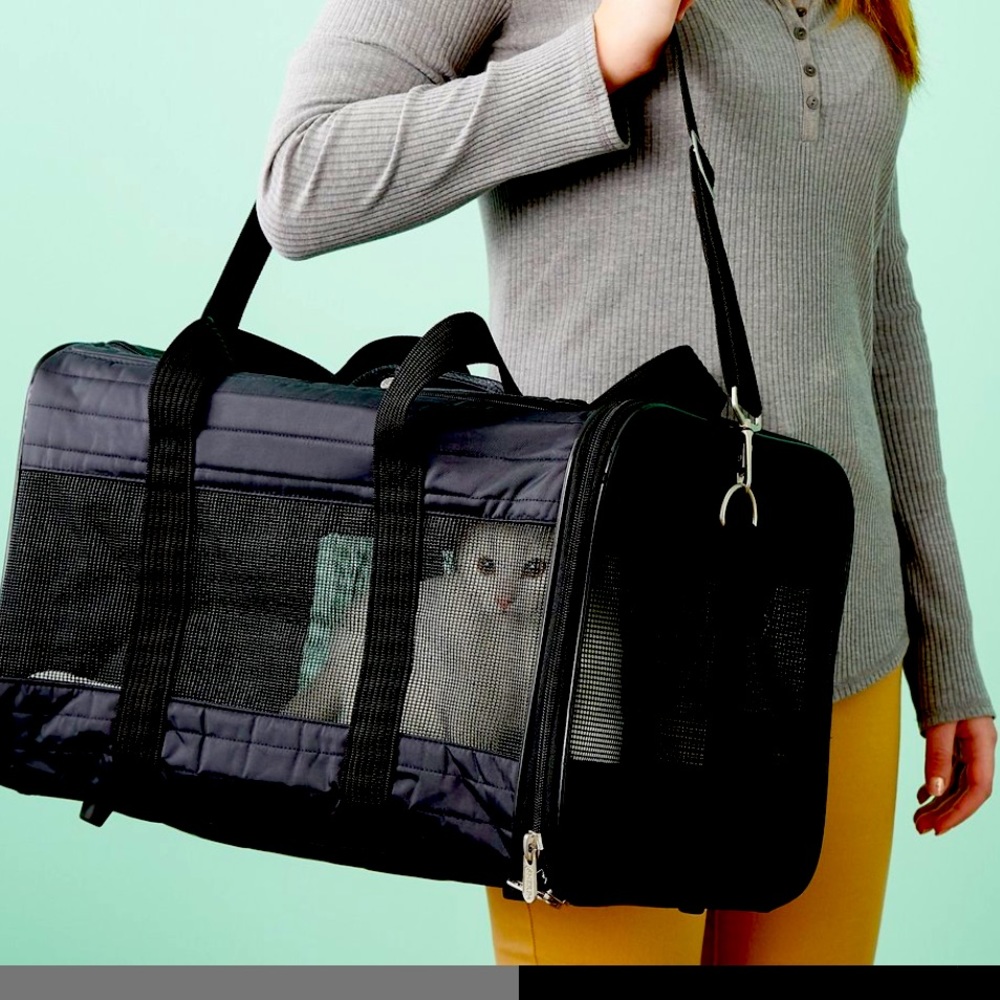 Pre Loved Sherpa Original Airline Approved Small Dog and Cat Carrier.